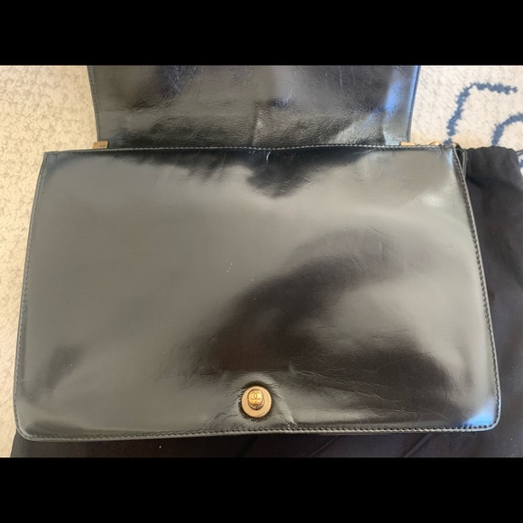 Chanel boy flap bag large gold chain - Picture 6 of 15